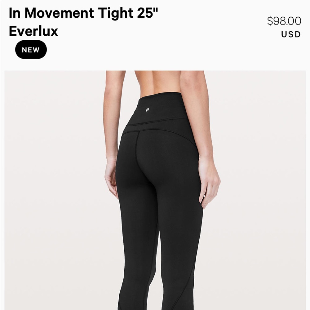 Lululemon In Movement 7/8 Leggings